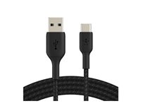Belkin BoostCharge - USB-kabel - 24 pin USB-C (han) til USB (han) - 1 m - sort CAB002BT1MBK