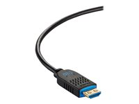 C2G 125ft (38.1m) C2G Performance Series High Speed HDMI Active Optical Cable (AOC) - 4K 60Hz Plenum Rated - High Speed - HDMI-kabel - HDMI han til HDMI, 24 pin USB-C - 38.1 m - sort - plenum, Active Optical Cable (AOC), 4K60 Hz support C2G41487