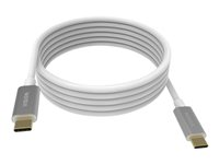 Vision - USB-kabel - 24 pin USB-C (han) til 24 pin USB-C (han) - USB 3.1 Gen 1 - 3 A - 4 m - hvid TC 4MUSBC