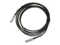 NVIDIA - 100GBase-kabel til direkte påsætning - QSFP28 til QSFP28 - 1 m - passivt - sort 980-9I620-00C001