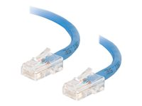 C2G Cat5e Non-Booted Unshielded (UTP) Network Patch Cable - Patchkabel - RJ-45 (han) til RJ-45 (han) - 5 m - UTP - CAT 5e - strenget, uniboot - blå 83025