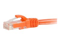 C2G Cat6 Booted Unshielded (UTP) Network Patch Cable - Patchkabel - RJ-45 (han) til RJ-45 (han) - 2 m - UTP - CAT 6 - formet, knastfri, strenget - orange 83576