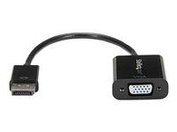 StarTech.com DisplayPort to VGA Display Adapter - 1080p 1920x1200 - Active DP to VGA (Male to Female) HD Video Converter for laptop/PC/Monitor (DP2VGA3) - Display-adapter - DisplayPort (han) til HD-15 (VGA) (hun) - 10 cm - aktiv - sort - for P/N: DK31C3HDPD, DK31C3HDPDUE, DKM30CHDPD, DKM30CHDPDUE, SV231QDPU34K, TB32DP14 DP2VGA3
