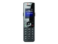 Poly VVX D230 - Ekstra trådløst håndsæt med opkalds-ID - DECT - 3-vejs opkaldskapacitet - 8-liniers betjening - sort 89B48AA