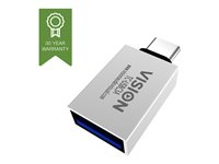 Vision - USB adapter - 24 pin USB-C (han) til USB Type A (hun) - USB 3.1 Gen 2 - hvid TC-USBC3A