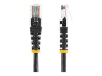 StarTech.com 15m Black Cat5e / Cat 5 Molded Patch Cable - Patchkabel - RJ-45 (han) til RJ-45 (han) - 15 m - UTP - CAT 5e - formet - sort M45PAT15MBK