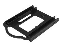 StarTech.com 2.5" HDD / SDD Mounting Bracket for 3.5" Drive Bay - Tool-less Installation - 2.5 Inch SSD HDD Adapter Bracket (BRACKET125PT) - Ramme - 3,5" til 2,5" - sort - for P/N: M2E4SFF8643, PEX4SFF8643, U2M2E125 BRACKET125PT