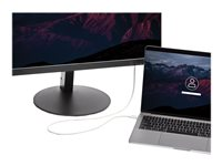 StarTech.com 3.3ft (1m) Thunderbolt 3 Cable, 20Gbps, 100W PD, 4K Video, Thunderbolt-Certified, Compatible w/ TB4/USB 3.2/DisplayPort - Thunderbolt kabel - 24 pin USB-C (han) til 24 pin USB-C (han) - USB 3.1 Gen 2 / Thunderbolt 3 / DisplayPort 1.2 - 1 m - 4K support - hvid - for P/N: CDP2HDUACP, CDP2HDUACPW TBLT3MM1MW