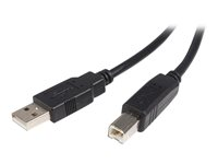 StarTech.com 2m USB 2.0 A to B Cable M/M - USB-kabel - USB (han) til USB Type B (han) - USB 2.0 - 2 m - sort USB2HAB2M