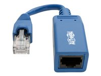 Eaton Tripp Lite Series Cisco Console Rollover Cable Adapter (M/F) - RJ45 to RJ45, Blue, 5 in. - Seriel adapter - RJ-45 (han) til RJ-45 (hun) - 12.7 m - CAT 5e/6 - formet - blå N034-05N-BL