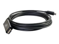 C2G 1ft USB C to HDMI - 4K - Black - M/M - Video/audiokabel - 24 pin USB-C han omvendelig til HDMI han - 30.5 cm - sort - 4K support 26906