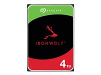 Seagate IronWolf ST4000VN006 - Harddisk - 4 TB - intern - SATA 6Gb/s - 5400 rpm - buffer: 256 MB - med 3 års Seagate Rescue Data Recovery ST4000VN006