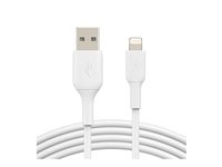 Belkin BoostCharge - Lightning-kabel - Lightning han til USB han - 1 m - hvid CAA001BT1MWH