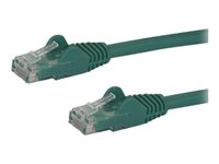 StarTech.com 1m CAT6 Ethernet Cable, 10 Gigabit Snagless RJ45 650MHz 100W PoE Patch Cord, CAT 6 10GbE UTP Network Cable w/Strain Relief, Green, Fluke Tested/Wiring is UL Certified/TIA - Category 6 - 24AWG (N6PATC1MGN) - Patchkabel - RJ-45 (han) til RJ-45 (han) - 1 m - UTP - CAT 6 - knastfri - grøn N6PATC1MGN