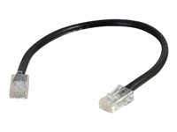 C2G Cat5e Non-Booted Unshielded (UTP) Network Patch Cable - Patchkabel - RJ-45 (han) til RJ-45 (han) - 5 m - UTP - CAT 5e - strenget, uniboot - sort 83045