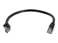 C2G Cat6 Booted Unshielded (UTP) Network Patch Cable - Patchkabel - RJ-45 (han) til RJ-45 (han) - 1.5 m - UTP - CAT 6 - formet, knastfri, strenget - sort 83407