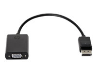 HP - VGA-adapter - DisplayPort (han) til HD-15 (VGA) (hun) - 20 cm AS615AA