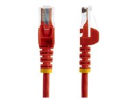 StarTech.com 3m Red Cat5e / Cat 5 Snagless Patch Cable - Patchkabel - RJ-45 (han) til RJ-45 (han) - 3 m - UTP - CAT 5e - formet, knastfri - rød 45PAT3MRD