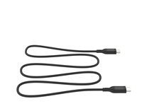 mophie essentials - USB-kabel - 24 pin USB-C (han) til 24 pin USB-C (han) - 1 m - USB Power Delivery (60W) - sort 409911863