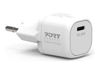 PORT Connect - Strømforsyningsadapter - 20 Watt - 3 A - PD (24 pin USB-C) - Europa 900030EU