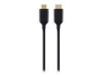 Belkin High Speed HDMI Cable with Ethernet - HDMI-kabel med Ethernet - HDMI han til HDMI han - 2 m - 4K support F3Y021BT2M