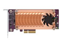 QNAP QM2-2S-220A - Lagringskontrol - SATA - lavprofil - PCIe 2.0 x2 - for QNAP TS-1232, 1277, 253, 453, 473, 677, 832, 853, 877, 977, TVS-2472, 473, 673, 872, 873 QM2-2S-220A