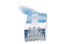 C2G Cat5e Booted Shielded (STP) Network Patch Cable - Patchkabel - RJ-45 (han) til RJ-45 (han) - 10 m - STP - CAT 5e - formet - blå 83781