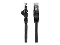StarTech.com 5m LSZH CAT6 Ethernet Cable, 10 Gigabit Snagless RJ45 100W PoE Network Patch Cord with Strain Relief, CAT 6 10GbE UTP, Black, Individually Tested/ETL, Low Smoke Zero Halogen - Category 6 - 24AWG (N6LPATCH5MBK) - Patchkabel - RJ-45 (han) til RJ-45 (han) - 5 m - 6 mm - UTP - CAT 6 - knastfri - sort N6LPATCH5MBK