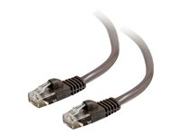 C2G Cat5e Booted Unshielded (UTP) Network Patch Cable - Patchkabel - RJ-45 (han) til RJ-45 (han) - 2 m - UTP - CAT 5e - formet, knastfri, strenget - brun 83675