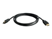 C2G 2m High Speed HDMI Cable with Ethernet - 4K - UltraHD - HDMI-kabel med Ethernet - HDMI han til HDMI han - 2 m - sort - for Microsoft Surface Hub 2S 50" 82005