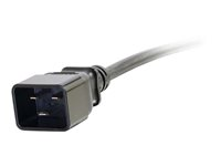 C2G - Strømkabel - IEC 60320 C19 til IEC 60320 C20 - AC 250 V - 15 A - 90 cm - sort 80708