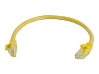 C2G Cat6 Booted Unshielded (UTP) Network Patch Cable - Patchkabel - RJ-45 (han) til RJ-45 (han) - 2 m - UTP - CAT 6 - formet, knastfri, strenget - gul 83468