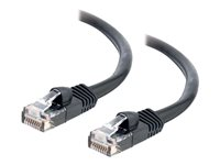 C2G Cat5e Booted Unshielded (UTP) Network Patch Cable - Patchkabel - RJ-45 (han) til RJ-45 (han) - 30 m - UTP - CAT 5e - formet, knastfri, strenget - sort 83190