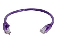 C2G Cat6 Booted Unshielded (UTP) Network Patch Cable - Patchkabel - RJ-45 (han) til RJ-45 (han) - 10 m - UTP - CAT 6 - formet, knastfri, strenget - lilla 83637