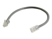 C2G Cat5e Non-Booted Unshielded (UTP) Network Patch Cable - Patchkabel - RJ-45 (han) til RJ-45 (han) - 2 m - UTP - CAT 5e - strenget, uniboot - grå 83003