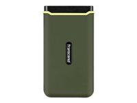 Transcend ESD380C - SSD - 4 TB - ekstern (bærbar) - USB 3.2 Gen 2x2 - militærgrøn TS4TESD380C