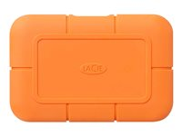 LaCie Rugged SSD STHR1000800 - SSD - krypteret - 1 TB - ekstern (bærbar) - USB 3.1 Gen 2 / Thunderbolt 3 (USB-C stikforbindelse) - Self-Encrypting Drive (SED) STHR1000800