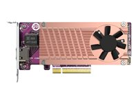 QNAP QM2-2P10G1TB - Lagringskontrol - M.2 - PCIe 3.0 x4 (NVMe) - lavprofil - PCIe 3.0 x8 - for QNAP TDS-H2489, TNS-H1083X-E2234, H1083X-E2236-16, TS-473, H1677, H2477, TVS-672, h1288 QM2-2P10G1TB