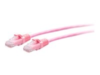 C2G 10ft (3m) Cat6a Snagless Unshielded (UTP) Slim Ethernet Network Patch Cable - Pink - Patchkabel - RJ-45 (han) til RJ-45 (han) - 3 m - 4.8 mm - UTP - CAT 6a - formet, knastfri - pink C2G30199
