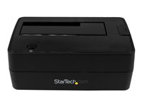 StarTech.com USB 3.1 (10Gbps) Single-Bay Dock for 2.5"/3.5" SATA SSD/HDD - USB 3.1 Hard Drive Docking Station with UASP (SDOCKU313) - Lagringskontrol - 2.5", 3.5" - USB 3.1 (Gen 2) - sort SDOCKU313