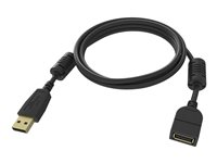 Vision Professional - USB forlængerkabel - USB (han) til USB (hun) - USB 2.0 - 2 m - sort TC 2MUSBEXT/BL