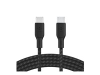 Belkin BoostCharge - USB-kabel - 24 pin USB-C (han) til 24 pin USB-C (han) - 3 m - sort CAB014BT3MBK