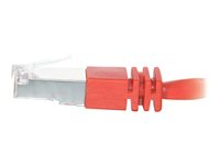 C2G Cat5e Booted Shielded (STP) Network Patch Cable - Patchkabel - RJ-45 (han) til RJ-45 (han) - 10 m - STP - CAT 5e - formet - rød 83800
