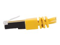 C2G Cat5e Booted Shielded (STP) Network Patch Cable - Patchkabel - RJ-45 (han) til RJ-45 (han) - 10 m - STP - CAT 5e - formet - gul 83821