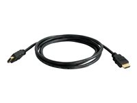 C2G 1.5m High Speed HDMI Cable with Ethernet - 4k - UltraHD - HDMI-kabel med Ethernet - HDMI han til HDMI han - 1.5 m - afskærmet - sort 82025