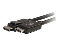C2G 3ft DisplayPort to HDMI Cable - DP to HDMI Adapter Cable - M/M - DisplayPort kabel - DisplayPort (han) til HDMI (han) - 91.4 cm - sort 54325