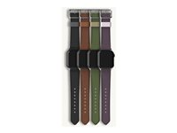 OtterBox Symmetry - Rem for smart watch - 41/40/38 mm, kaktuslæder - rig adobe - for Apple Watch Hermès Series 7, Hermès Series 9, Nike Series 7, Series 10, Series 8, Series 9 77-95606