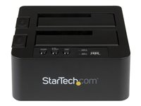 StarTech.com Standalone Hard Drive Duplicator, Dual Bay HDDSSD ClonerCopier, USB 3.1 (10 Gbps) to SATA III (6Gbps) HDDSSD Docking Station, Hard Disk Duplicator Dock - Hard Drive Cloner - Harddisk-duplikator - 2 bays (SATA-300) - for P/N: TBLT3MM1MA, TBLT3MM2M, TBLT3MM2MA SDOCK2U313R