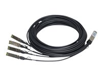 HPE X240 Direct Attach Copper Splitter Cable - Netværkskabel - SFP+ til QSFP+ - 3 m - for HPE 5900AF-48; Edgeline e920; FlexFabric 1.92, 11908, 12900, 12902; ProLiant e910t 2U JG330A
