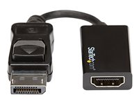 StarTech.com DisplayPort to HDMI Adapter - DP to HDMI - 4K 60Hz (DP2HD4K60S) - Video transformer - DisplayPort - HDMI - for P/N: DK30C2DAGPD, TB32DP14, TB32DP2T, TB3DK2DHV, TB3DK2DHVUE DP2HD4K60S
